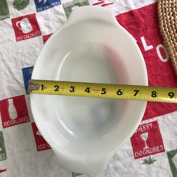 ANCHOR HOCKING OVAL BAKING DISH LID VINTAGE SPICE - Picture 13 of 15